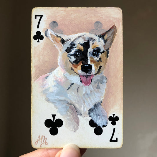 Corgi Puppy card